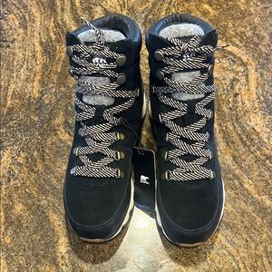 Sorel Black and Gray Winter Boots